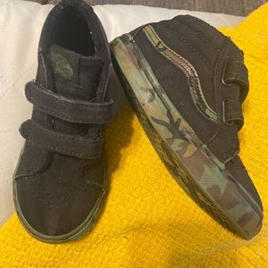 Black Camouflage Vans Sneakers